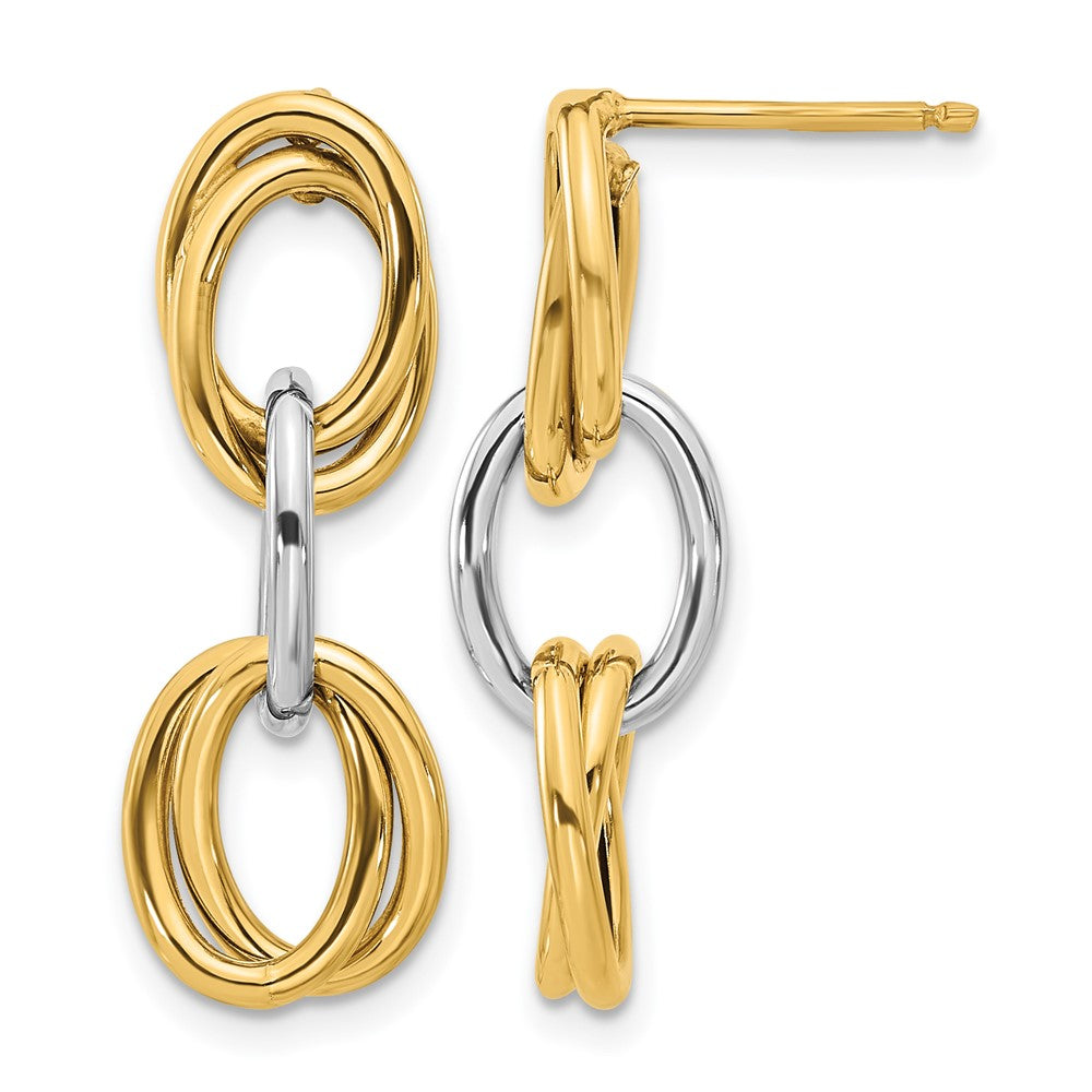 Polished Ovals Dangle Earrings