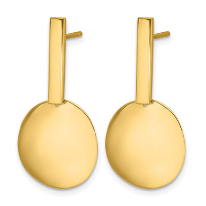 Polished Drop Post Earrings