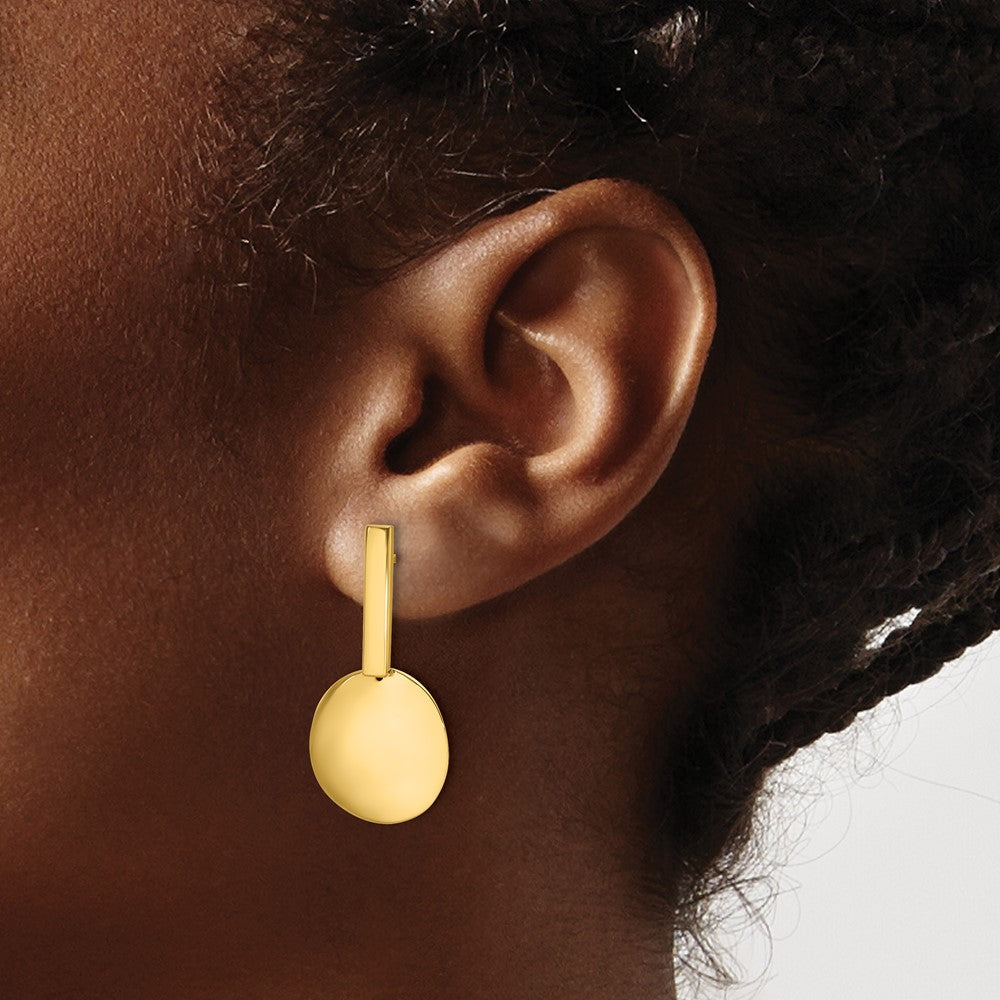 Polished Drop Post Earrings