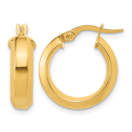 Polished Hoop Earrings - 2.02g