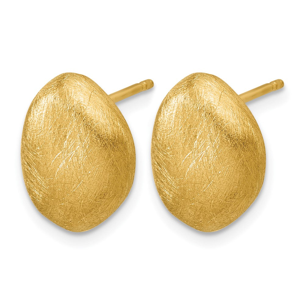 Scratch Finish Post Earrings