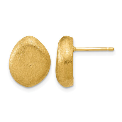 Scratch Finish Post Earrings