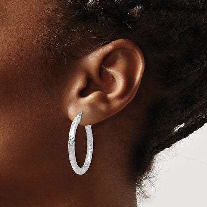 Polished and Textured Earrings