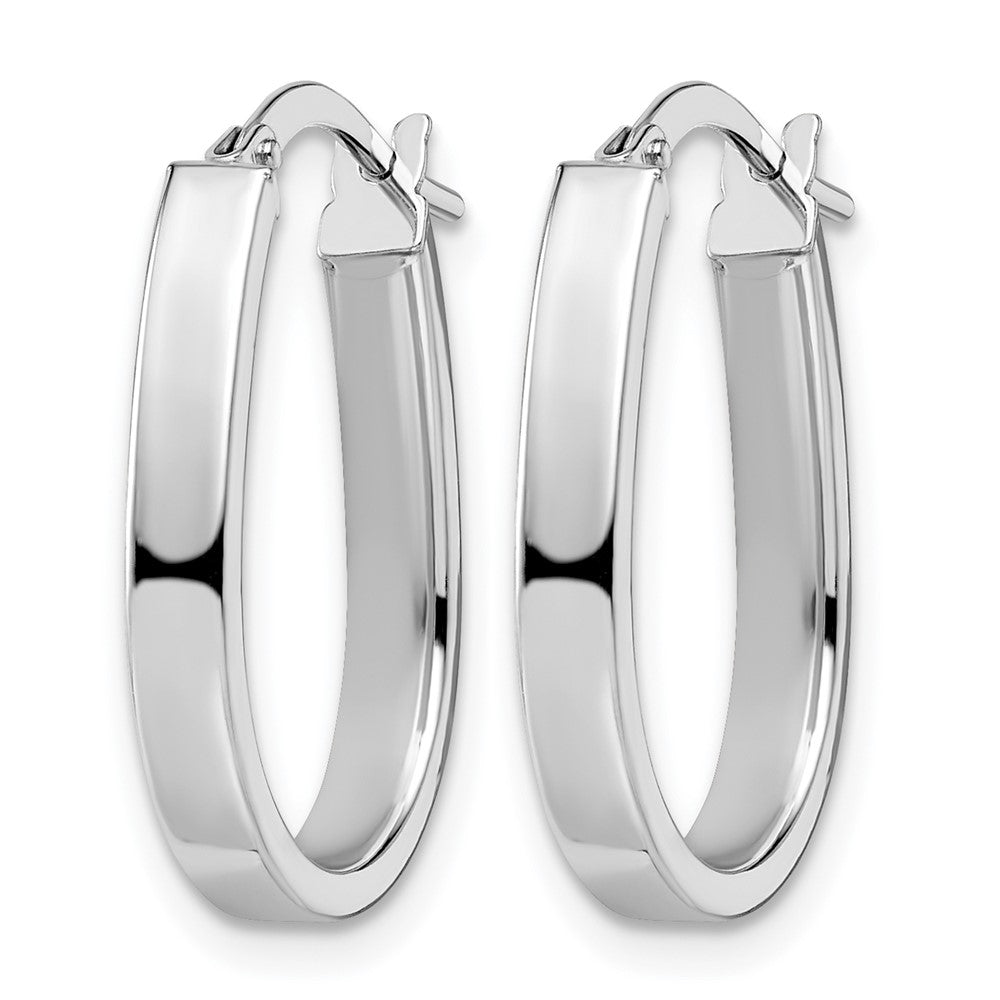Polished U-Shape Hoop Earrings