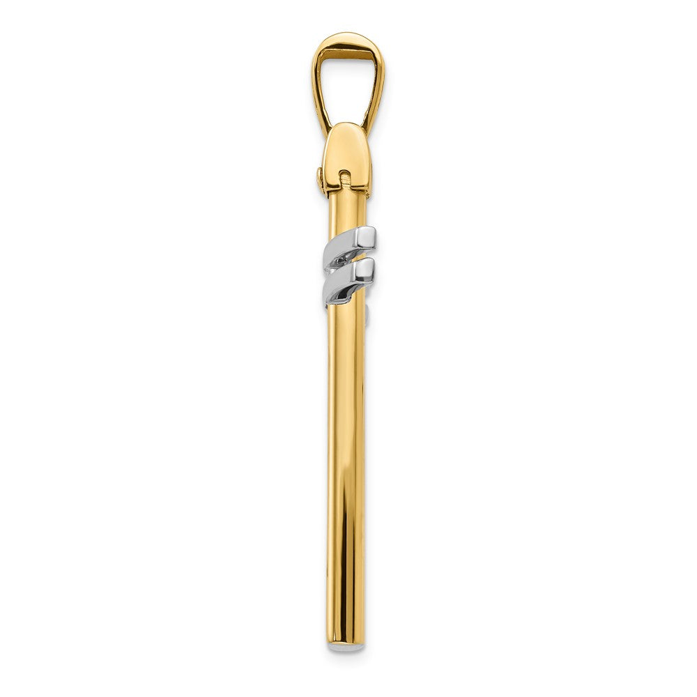 Polished Cross Pendant - 28mm