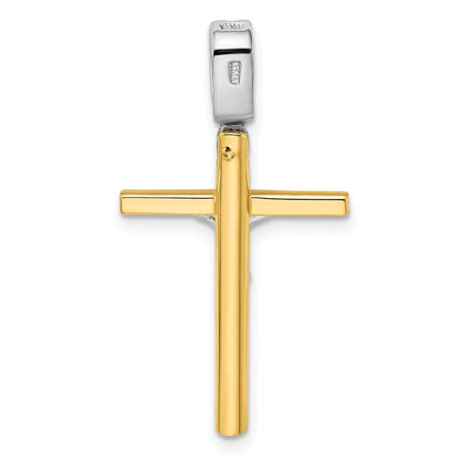 Polished Crucifix Cross Pendant - 17.9mm