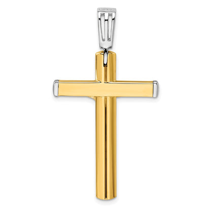 Polished Crucifix Cross Pendant - 27.45mm