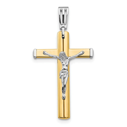 Polished Crucifix Cross Pendant - 27.45mm