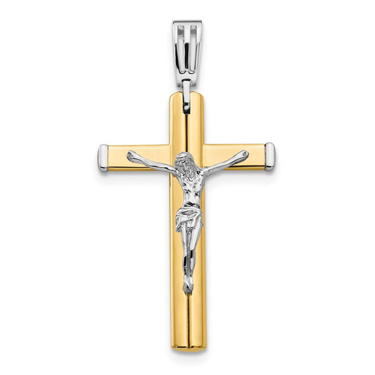 Polished Crucifix Cross Pendant - 27.45mm