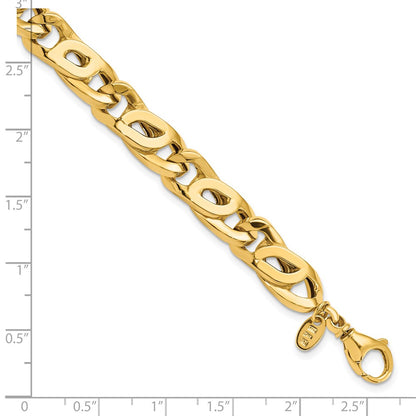 Men's Polished Link Bracelet 8.25"