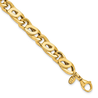 Men's Polished Link Bracelet 8.25"