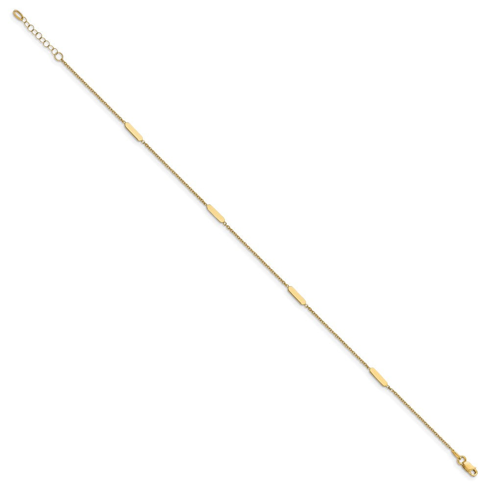 Polished w/1 in ext. Anklet