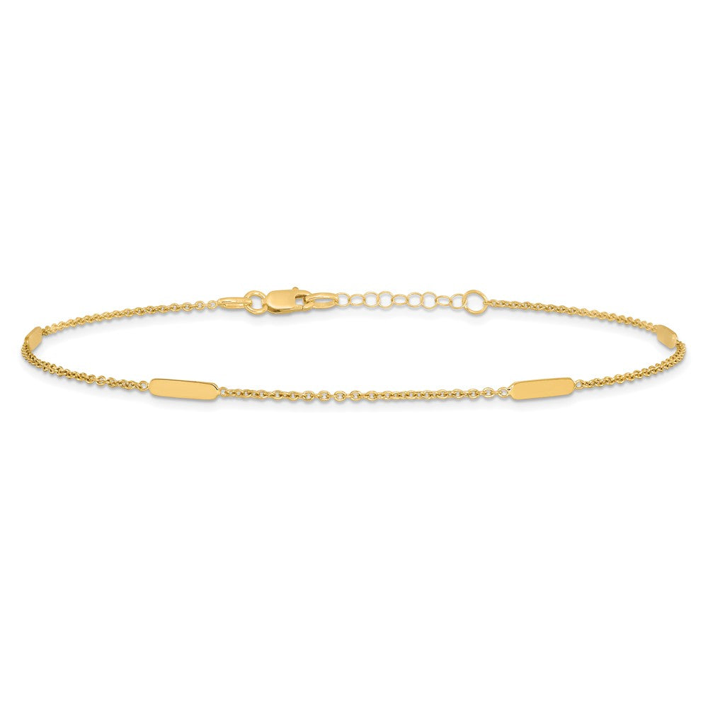 Polished w/1 in ext. Anklet