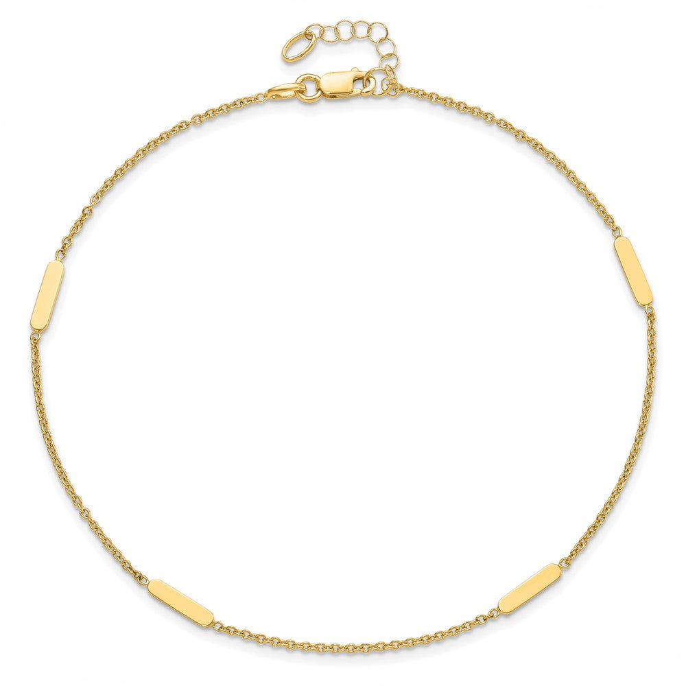 Polished w/1 in ext. Anklet