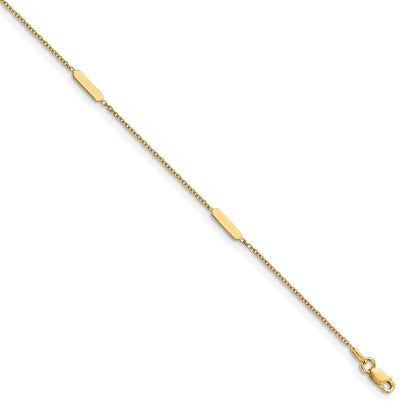 Polished w/1 in ext. Anklet