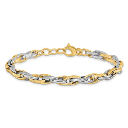 Polished w/.5in ext. Bracelet - 4.67mm
