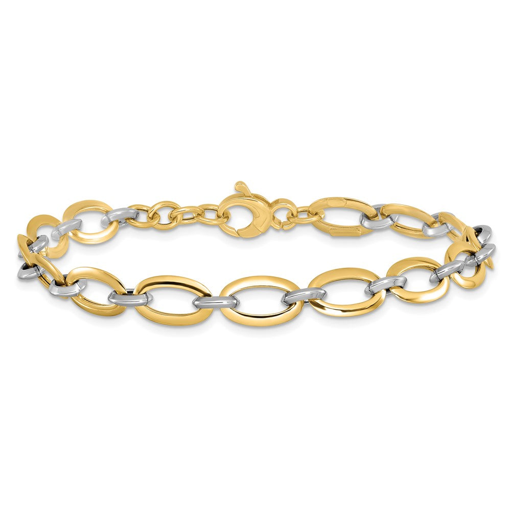 Polished w/.5in ext. Bracelet - 5.37mm