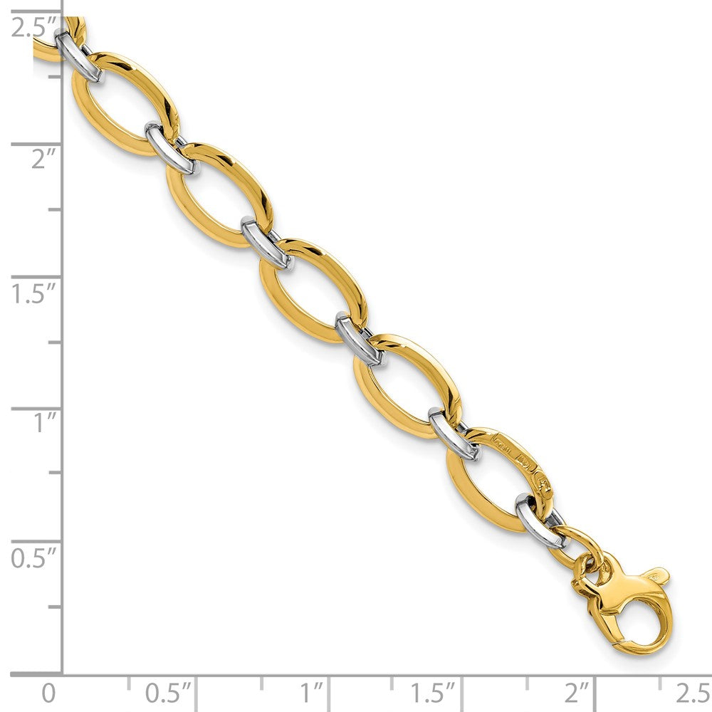 Polished w/.5in ext. Bracelet - 5.37mm