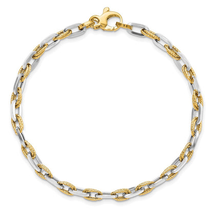 Polished D/C Bracelet 7.5"