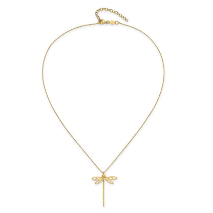 Polished Dragonfly w/2 in ext. Necklace