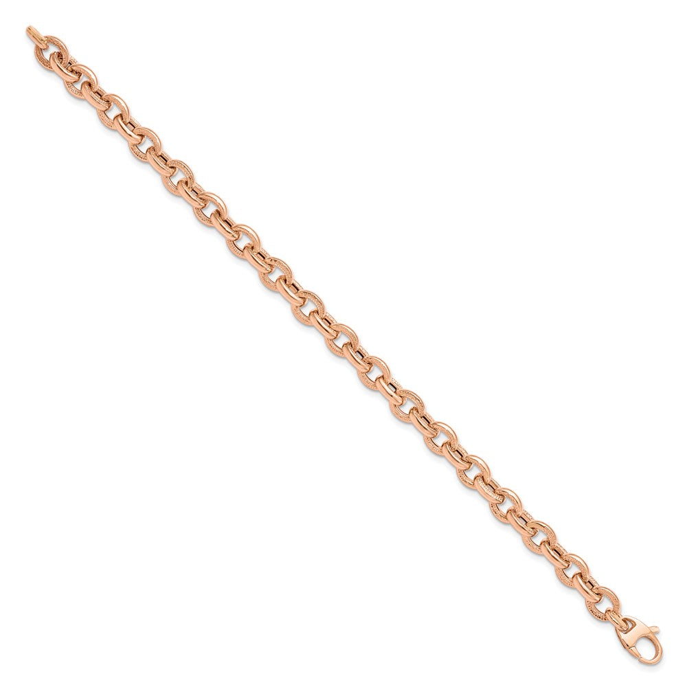 Textured Link Bracelet 7.5"