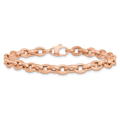 Textured Link Bracelet 7.5"