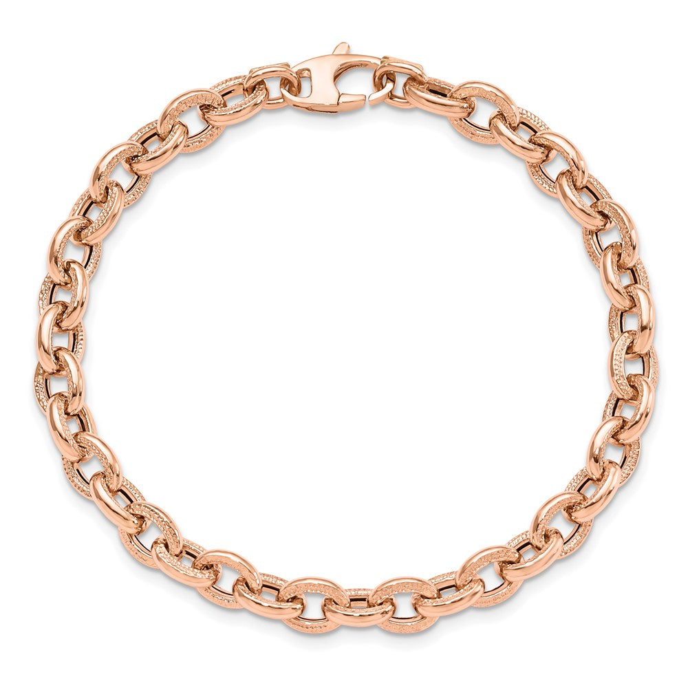 Textured Link Bracelet 7.5"
