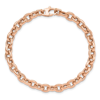 Textured Link Bracelet 7.5"