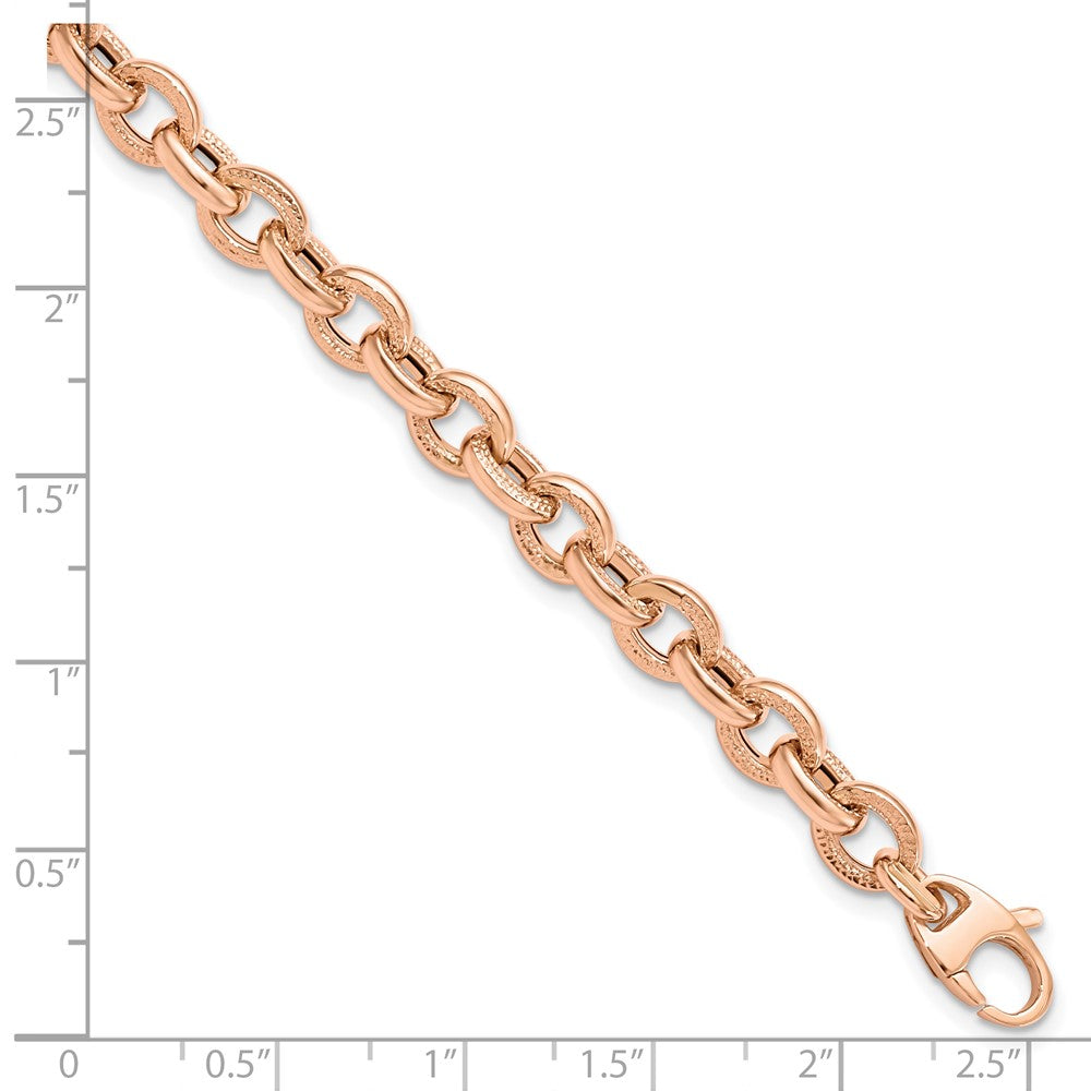 Textured Link Bracelet 7.5"