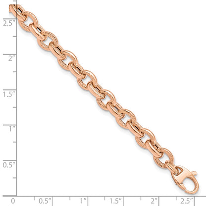 Textured Link Bracelet 7.5"