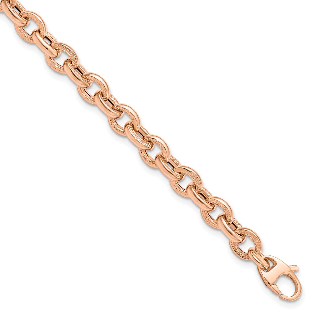 Textured Link Bracelet 7.5"
