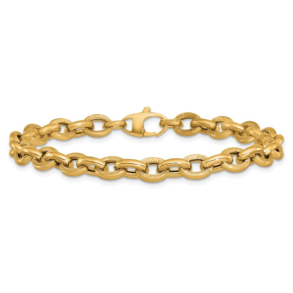 Textured Link Bracelet 7.5"