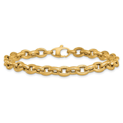 Textured Link Bracelet 7.5"