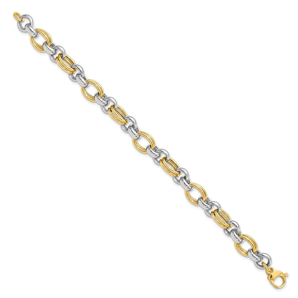 Polished Link Bracelet 7.5" - 8.23mm