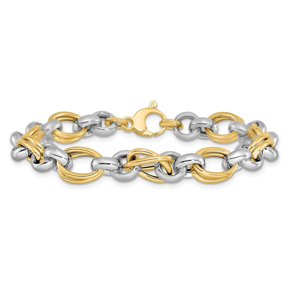 Polished Link Bracelet 7.5" - 8.23mm