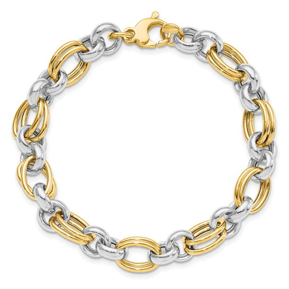 Polished Link Bracelet 7.5" - 8.23mm