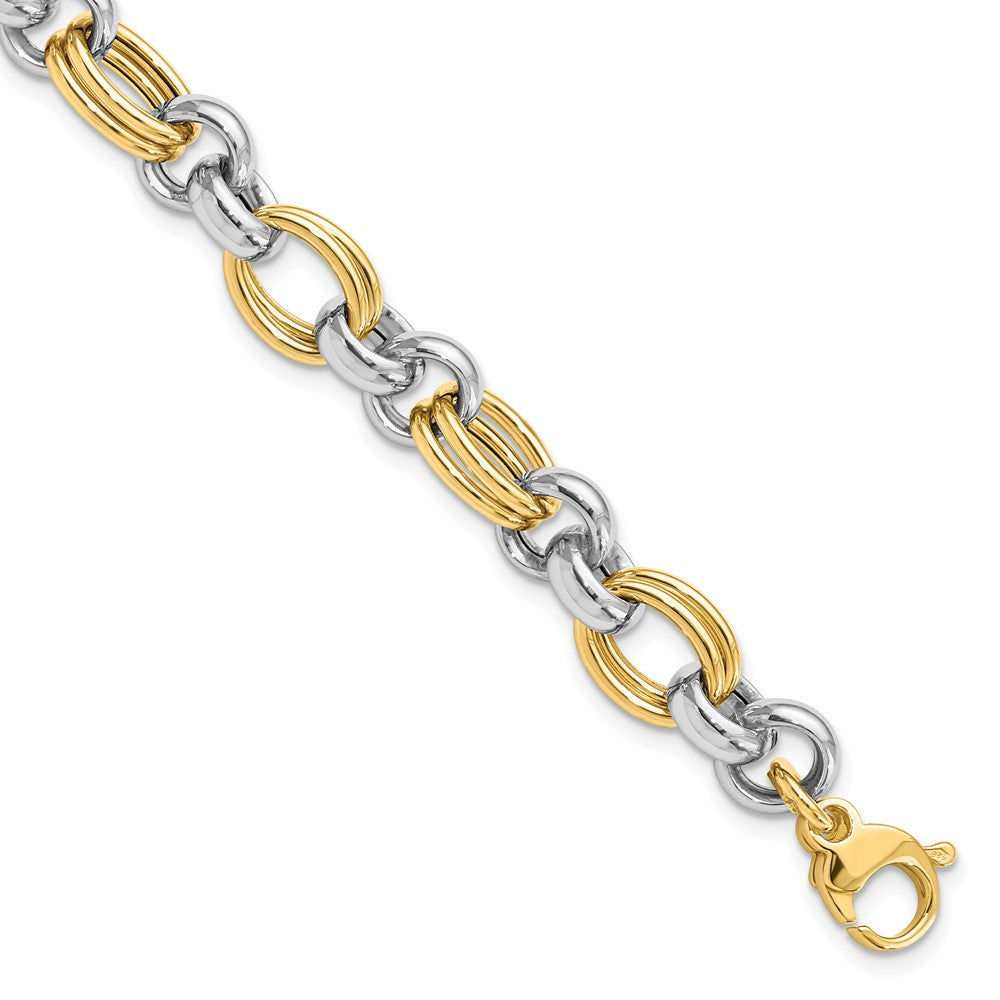 Polished Link Bracelet 7.5" - 8.23mm