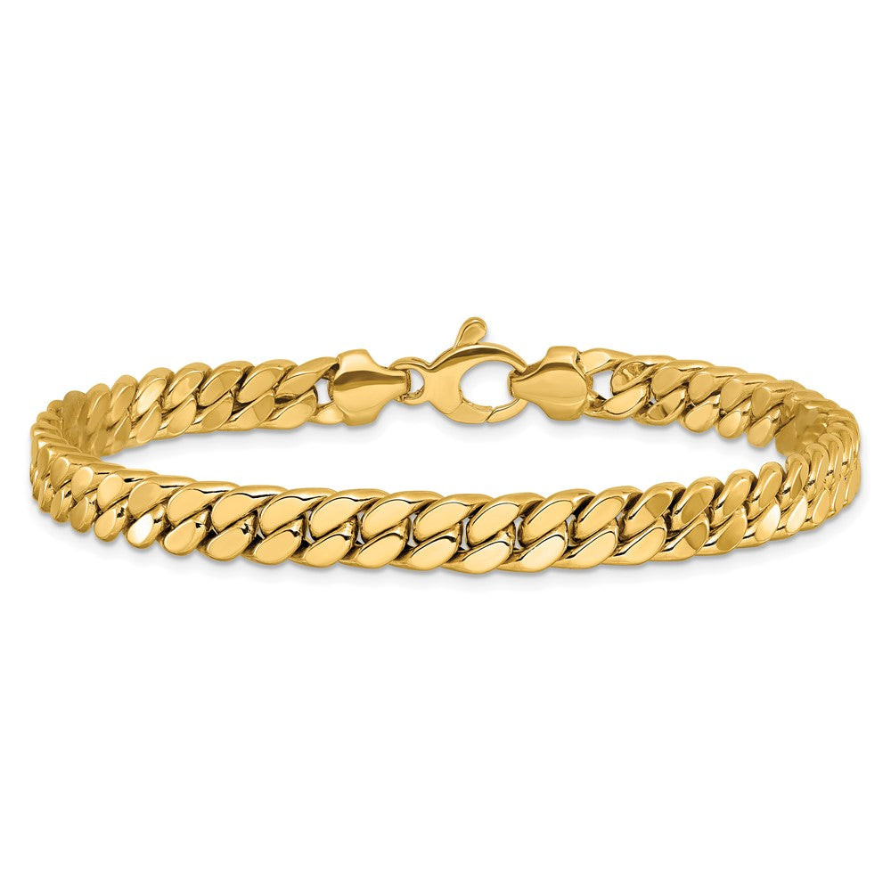Men's Polished Curb Bracelet 8.5"