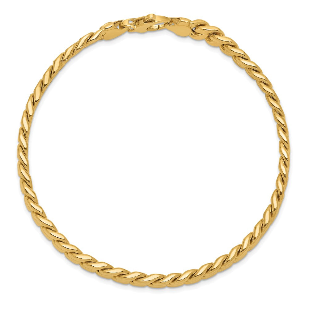 Men's Polished Curb Bracelet 8.5"