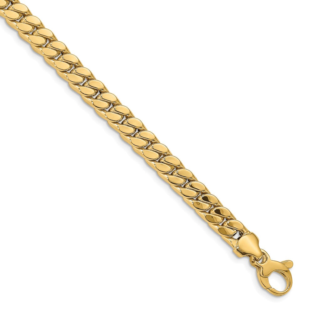 Men's Polished Curb Bracelet 8.5"