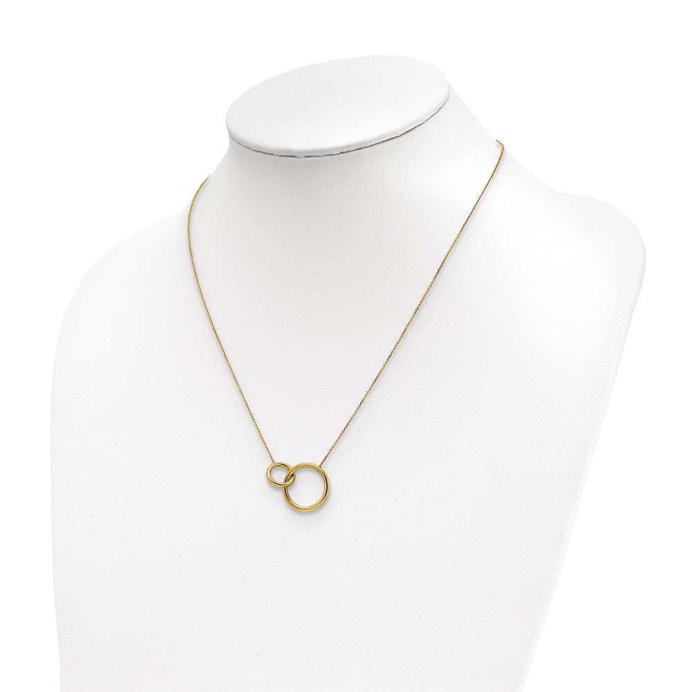 Polished Circles with 2 Inch Extender Necklace
