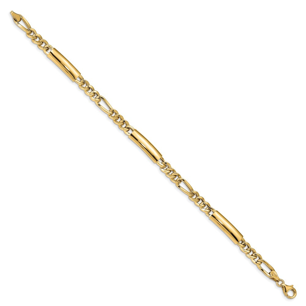 Men's Polished Fancy Link Bracelet 8.5" - 6.11mm