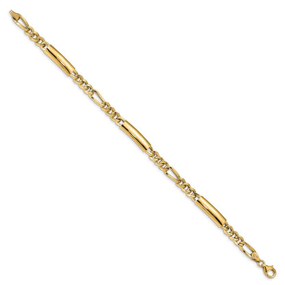 Men's Polished Fancy Link Bracelet 8.5" - 6.11mm