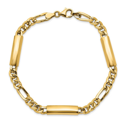 Men's Polished Fancy Link Bracelet 8.5" - 6.11mm
