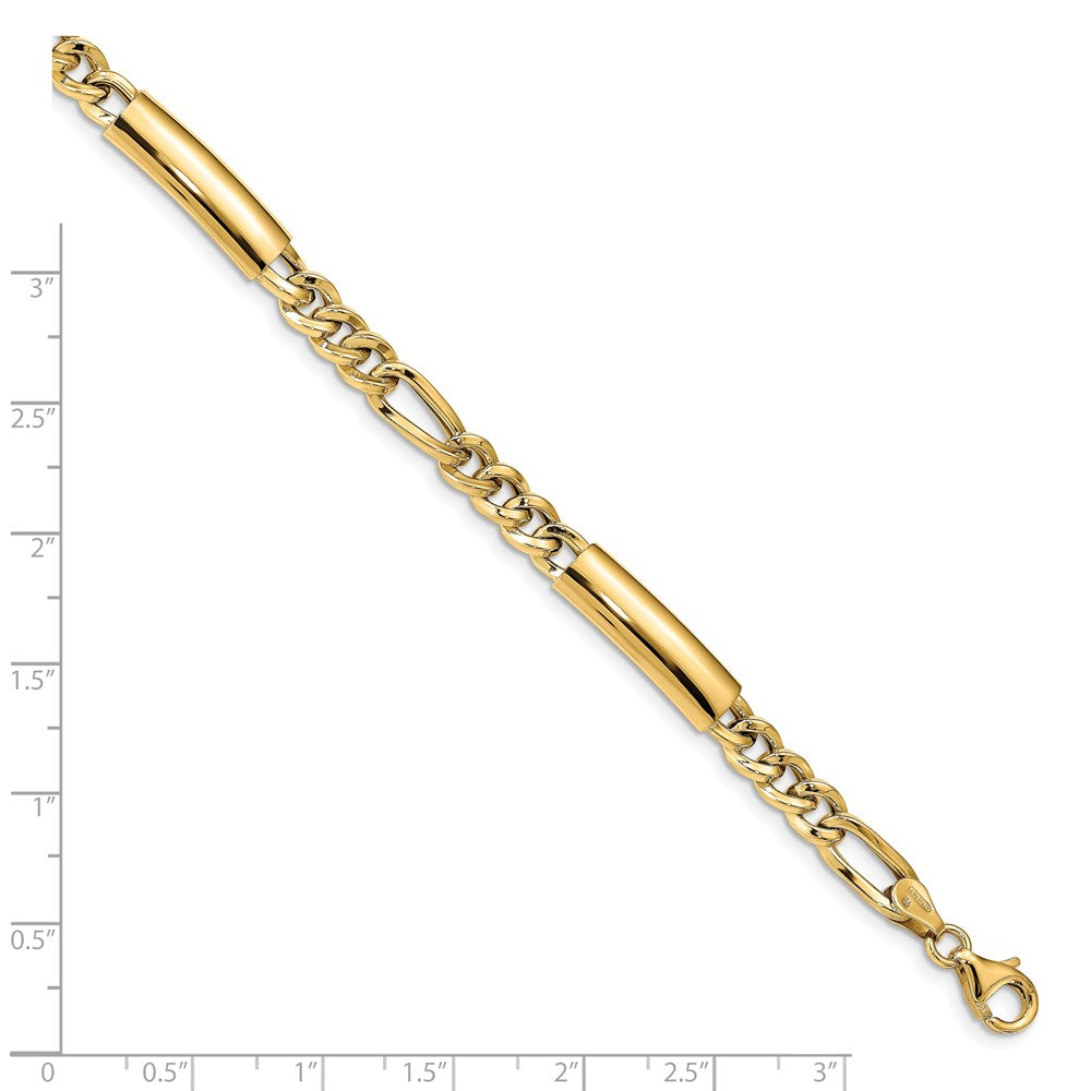 Men's Polished Fancy Link Bracelet 8.5" - 6.11mm