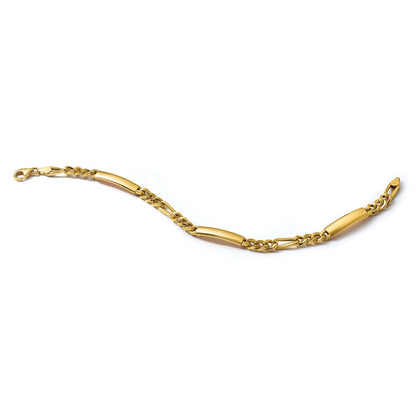 Men's Polished Fancy Link Bracelet 8.5" - 6.11mm