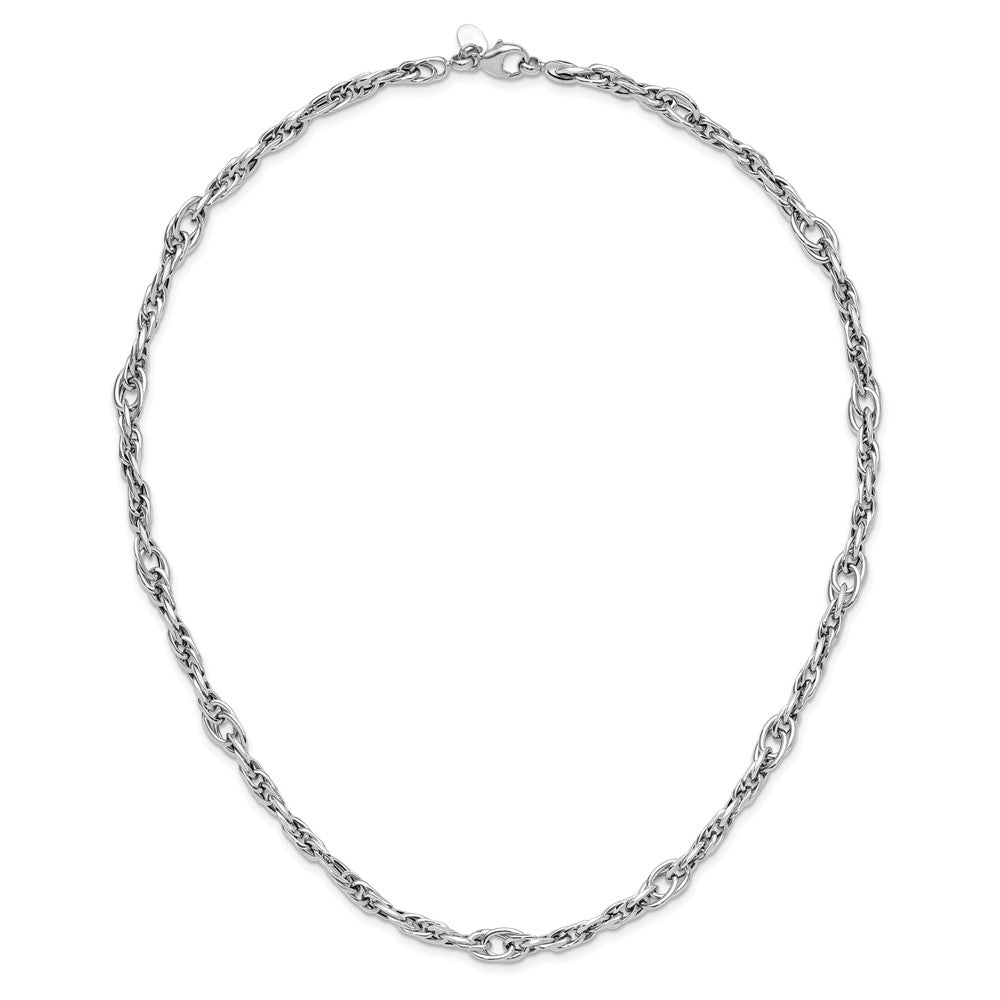 Polished Link Necklace 17.75"