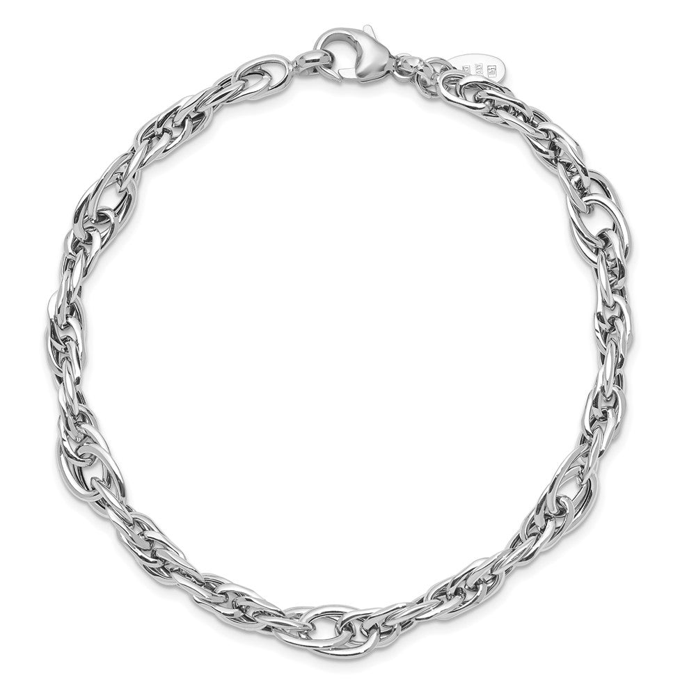Polished Link Bracelet 7.5" - 6mm