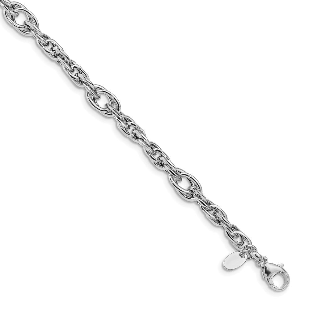 Polished Link Bracelet 7.5" - 6mm