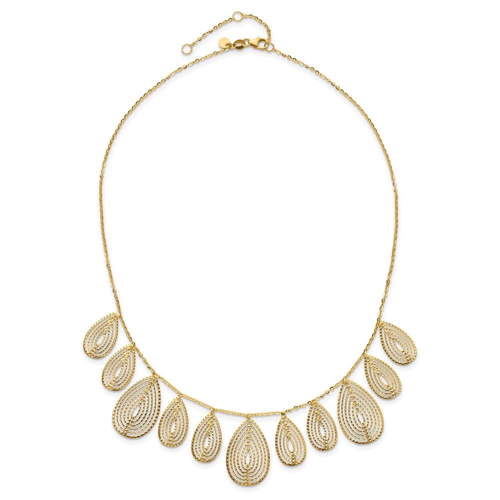 Polished D/C w/ 2in ext. Necklace